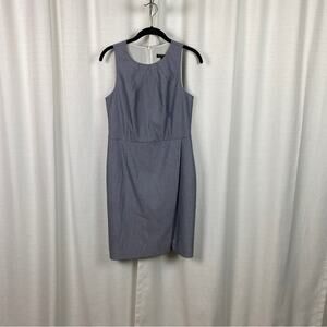 Banana Republic Blue&White Stripe Faux Wrap Sheath Dress Sz.4 NWT